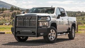 Steelcraft AL60-10447C Elevation Aluminum Front Bumper, Fine Textured Black