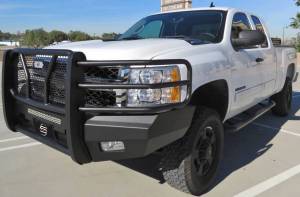Steelcraft AL60-10410 Elevation Aluminum Front Bumper, Fine Textured Black
