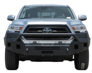 Fortis Bull Nose Front Winch Bumper, Fine Texture Black